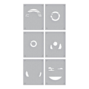 Scenic Drive Stencil by Mindy Eggen