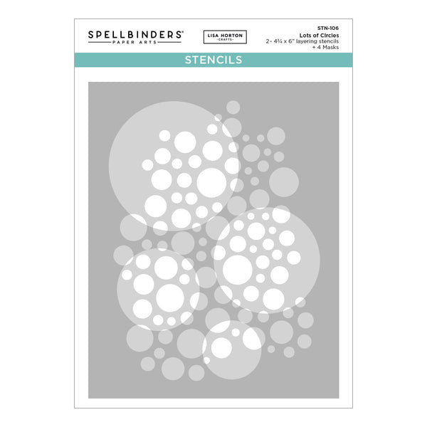 Lots of Circles Stencils by Lisa Horton