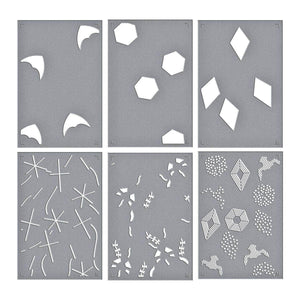 Layered Flying Kites Stencil from the Sky's the Limit Collection by Simon Hurley