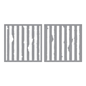 Tattered Stripes Stencils