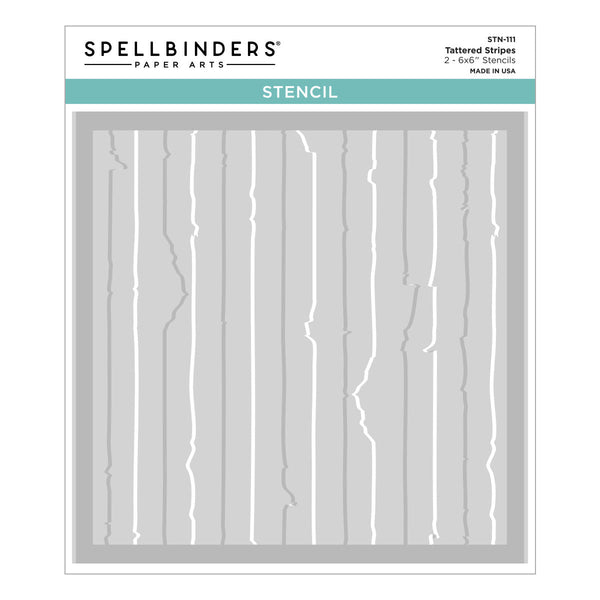 Tattered Stripes Stencils