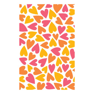 Layered Puffy Hearts Stencilby Simon Hurley