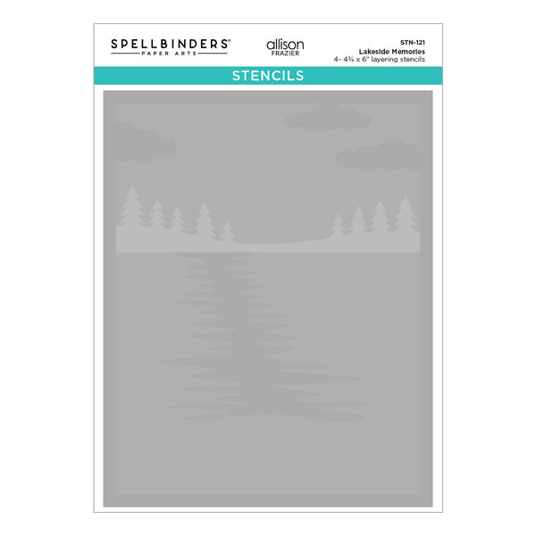 Lakeside Memories Layered Stencil by Allison Frazier