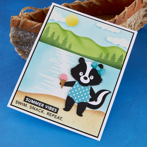 Lakeside Memories Layered Stencil by Allison Frazier