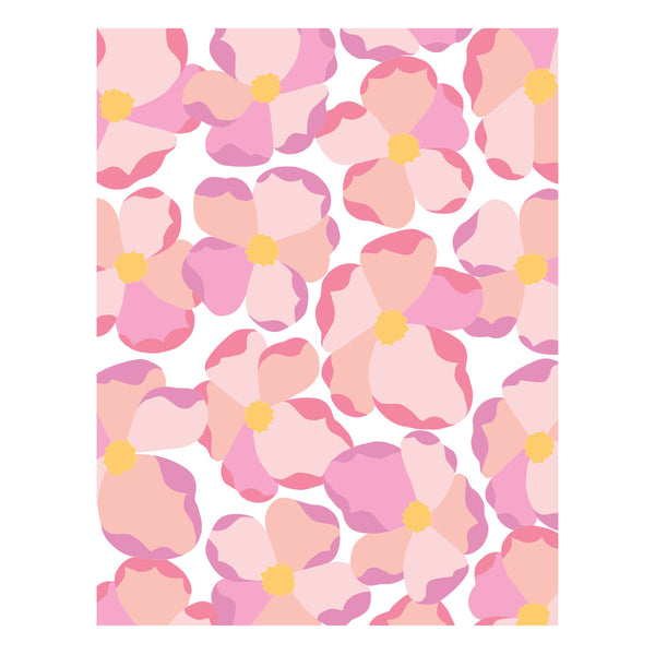 Petal Burst Layered Stencil