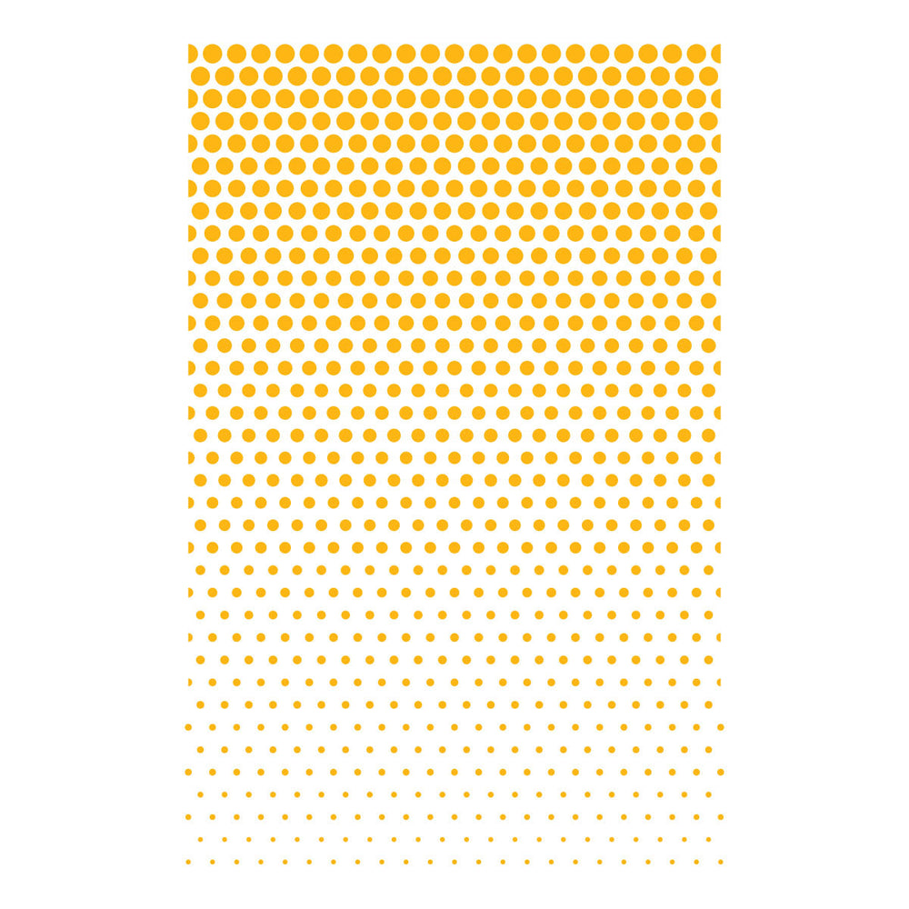 Layered Cascading Dots Stencil by Simon Hurley
