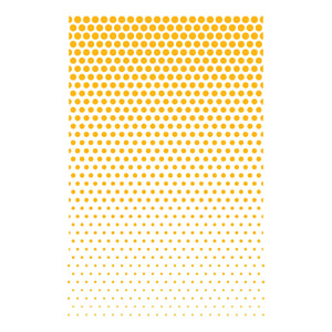 Layered Cascading Dots Stencil by Simon Hurley