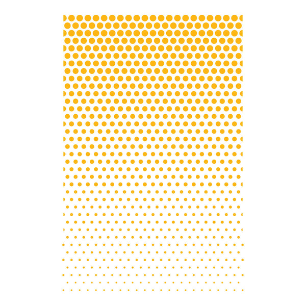 Layered Cascading Dots Stencil by Simon Hurley