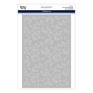 Flowing Florals 3D Embossing Folder and Stencil Bundle by Simon Hurley