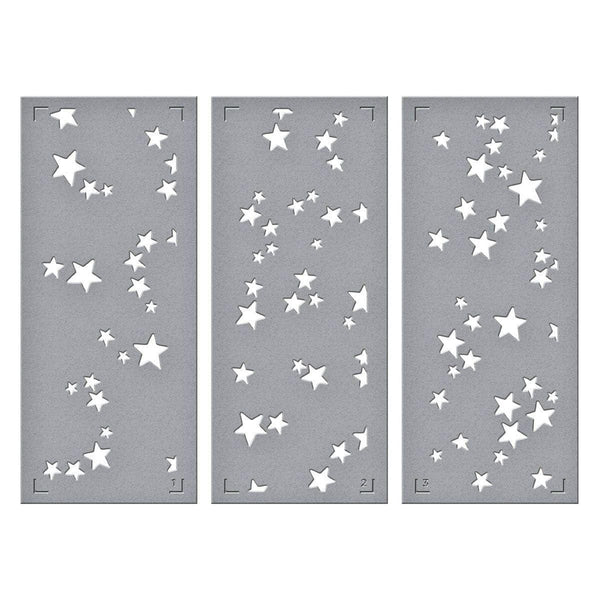Starry Night 3D Emboss & Cut Folder and Stencil Bundle  by Simon Hurley