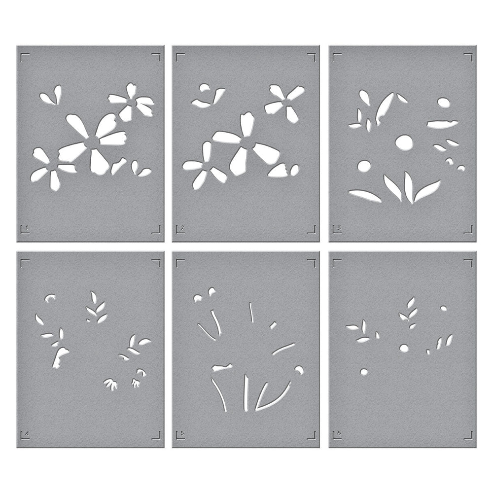 Thank You Bouquet 3D Folder and Stencil Bundle  by Wendy Vecchi