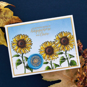 Sunflower Wax Seal Stamp