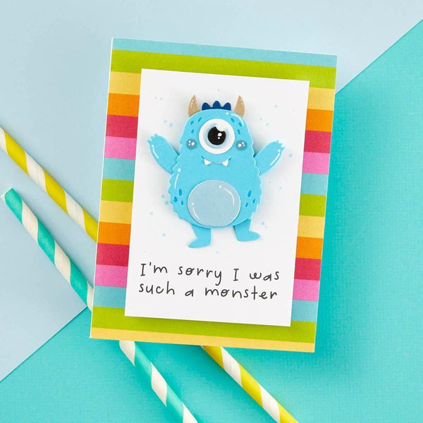 Monster Birthday Sentiments Clear Stamp Set