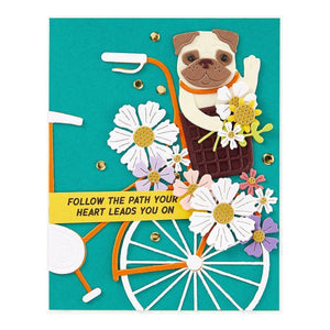 Cats and Pugs Sentiments Clear Stamp Set from the Bibi's Cats and Pugs Collection by Bibi Cameron