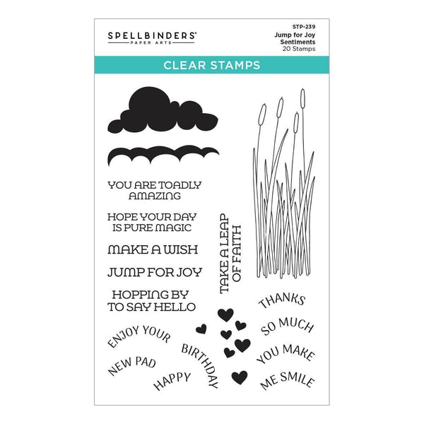Jump for Joy Sentiments Clear Stamp Set