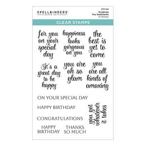 Gorgeous You Sentiments Clear Stamps