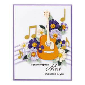 Family Musical Mix Greetings Clear Stamp Set by Bibi Cameron
