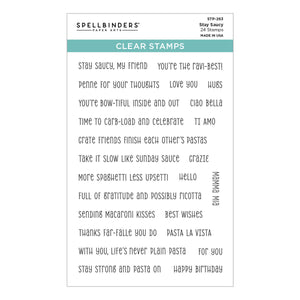 Stay Saucy Clear Stamp Set