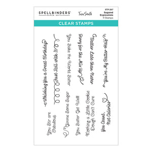 Sugared Expressions Clear Stamp Set by Tina Smith