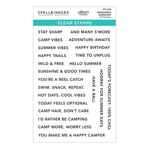Summertime Sentiments Clear Stamp Set by Allison Frazier