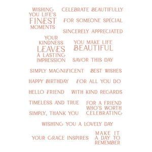 Lasting Impressions Clear Stamp Set
