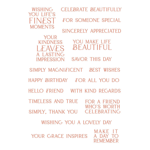 Lasting Impressions Clear Stamp Set