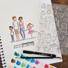 Illustrated Boys & Girls Clear Stamp Set by Josh Griffiths Studio