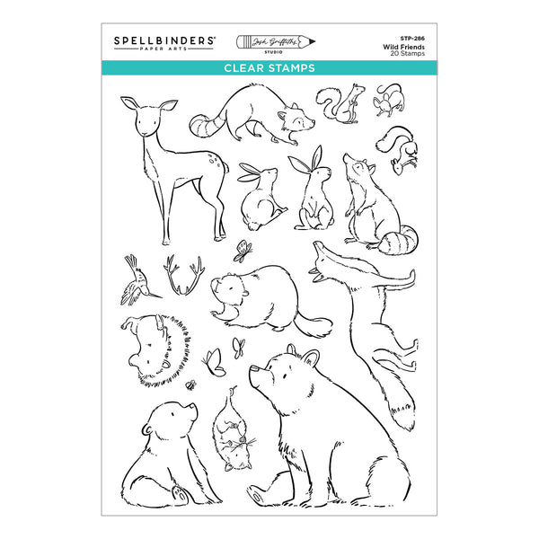 Wild Friends Clear Stamp Set by Josh Griffiths Studio