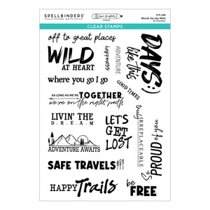 Words for the Wild Clear Stamp Set by Josh Griffiths Studio