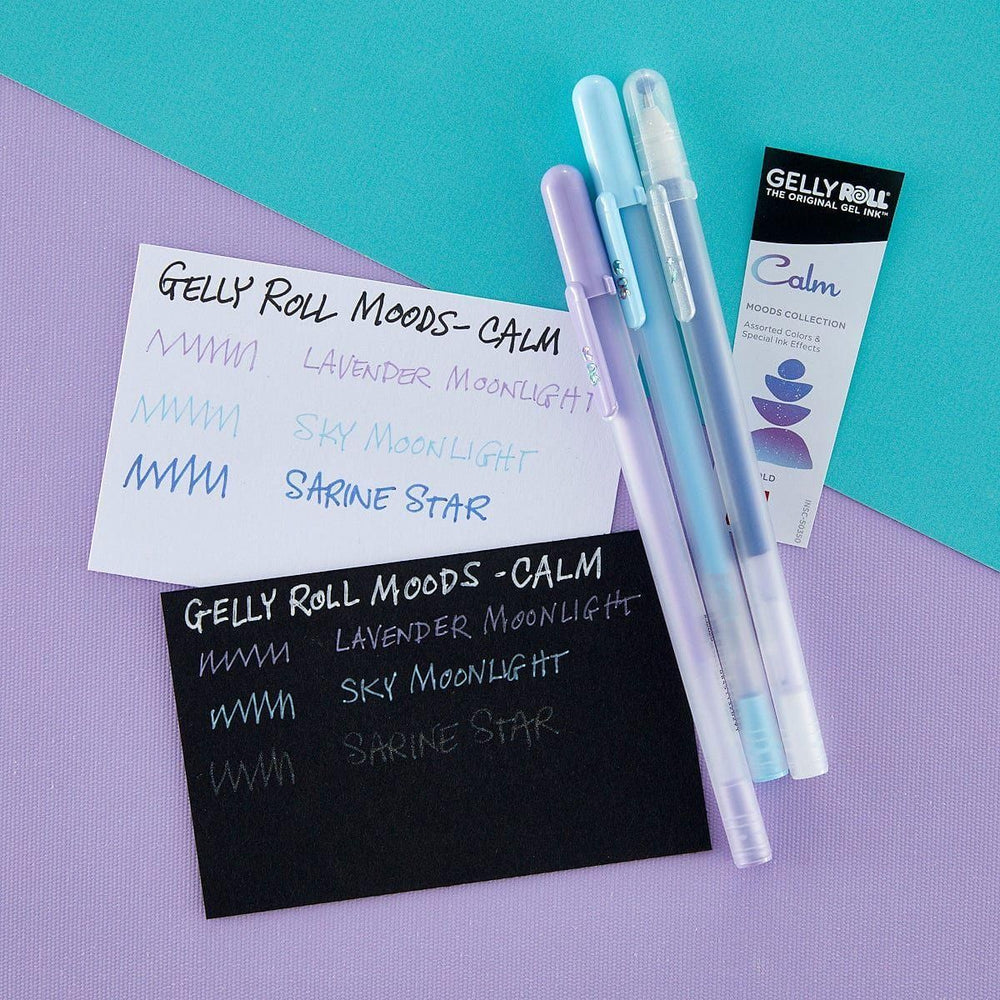Sakura Gelly Roll Moods - Calm (Lavender Moonlight, Sky Moonlight, Marine Stardust)