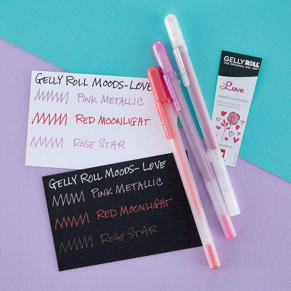 Sakura Gelly Roll Moods - Love (Pink Metallic, Red Moonlight, Rose Stardust)