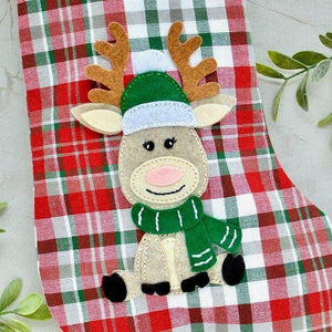 Felt Reindeer Etched Dies by Nichol Spohr