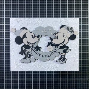 Classic Mouse Christmas Embellishments Etched Dies