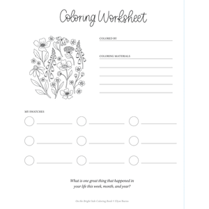 Elyse Breanne Design - On the Bright Side Coloring Book