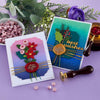 Sealed Christmas Sprigs Etched Dies