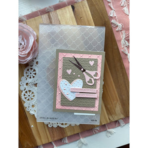 Sharon's Scissors Etched Dies in Honor of Sharon Klima