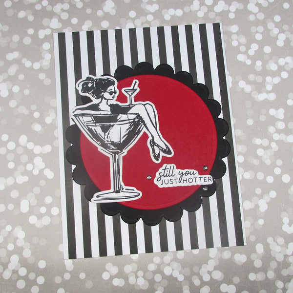 Martini Mood BetterPress Plate & Die Set
