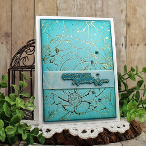 Cosmos Backdrop Press + Foil Plate