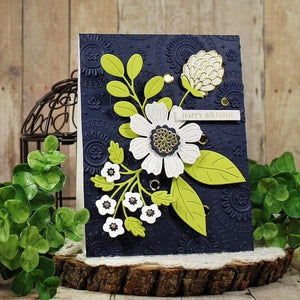 Vivid Blooms Etched Dies