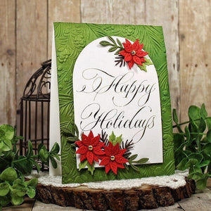 Copperplate Happy Holidays Press Plate by Paul Antonio
