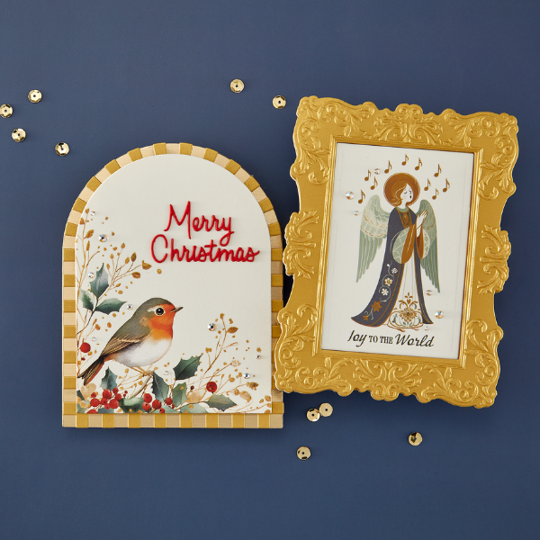 Greenwich Market Frame 3D Emboss & Cut Folder