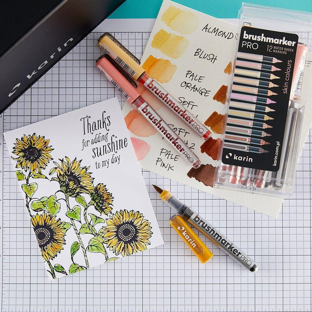 Karin Brushmarker PRO 12pc Skin Colors Set