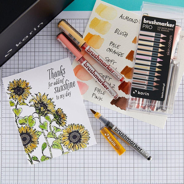 Karin Brushmarker PRO 12pc Skin Colors Set