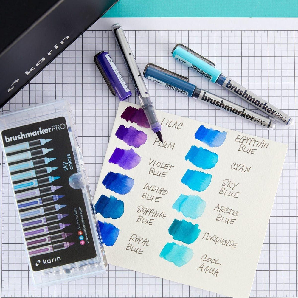 Karin Brushmarker PRO 12pc Sky Set