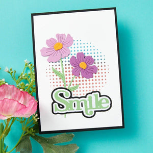 Layered Anemone Etched Dies fromthe Spotlight Frames and Florals Collection by Lisa Horton