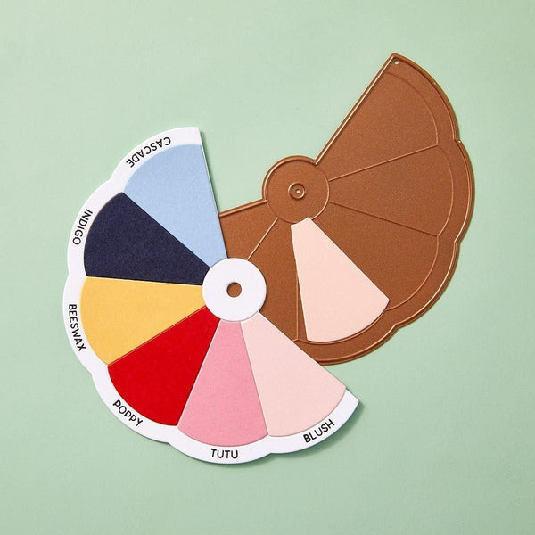 Color Swatch Wheel Etched Dies