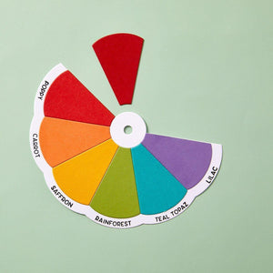 Color Swatch Wheel Etched Dies