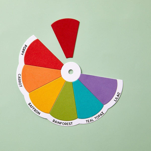 Color Swatch Wheel Etched Dies
