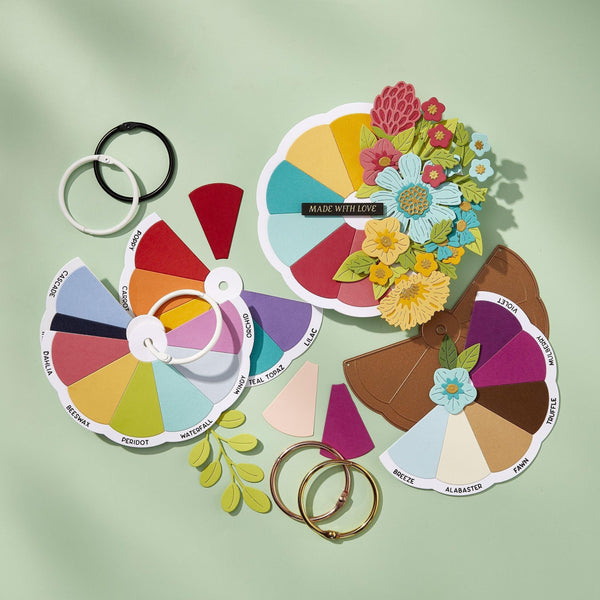 Color Swatch Wheel Etched Dies