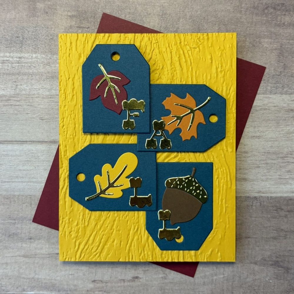 Autumn Alpha Etched Dies by Kelly Bangs